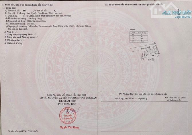 - Bán gấp lô đất 3 Mặt Tiền KDC Long Hoà Huyện Cần Đước phí 2% anh em môi giới - 4