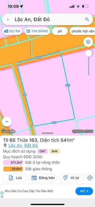 CƠ HỘI VÀNG - Lô Góc 541m2 Cách Biển 5 Phút - Sẵn 400m2 Thổ Cư - Vị Trí Đắc Địa - 4