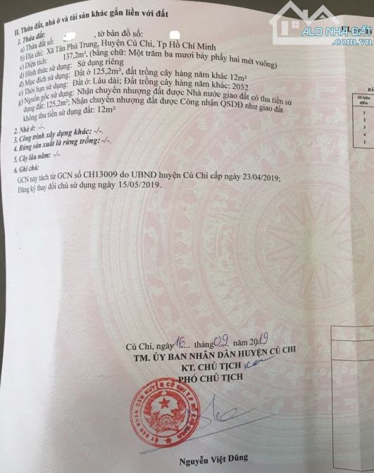 Cần bán dãy trọ 5 phòng đường Nguyễn Thị Lắng, Xã Tân Phú Trung, Củ Chi giá 790 triệu - 6