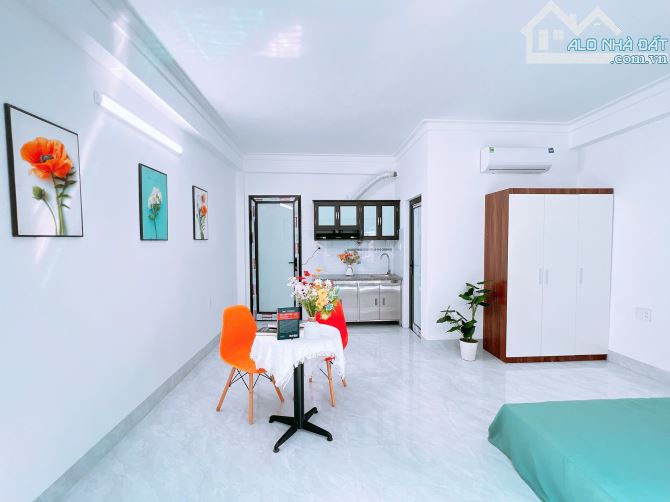 Cho Thuê CCMN Ngõ 603 Lạc Long Quân Tây Hồ 35m2 Studio Cửa Sổ Thang Máy Full Nội Thất Gần - 9