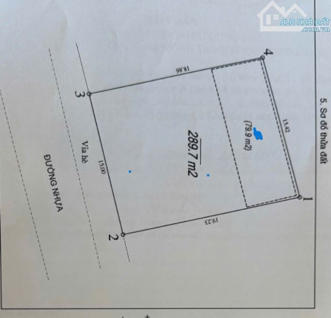 Đất xây biệt thự, 290m2 đất Cự Khối vuông vắn, đường 13m, mặt tiền 15m, giá 125tr/m2