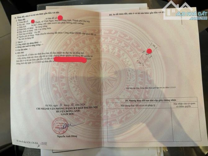 NGÕ THÔNG OTO VÀO ĐẤT- 200m CẦU NHẬT TÂN- GẦN HỒ ĐIỀU HOÀ- KHU VỰC HOT QUAN TÂM NHIỀU- 56m - 3