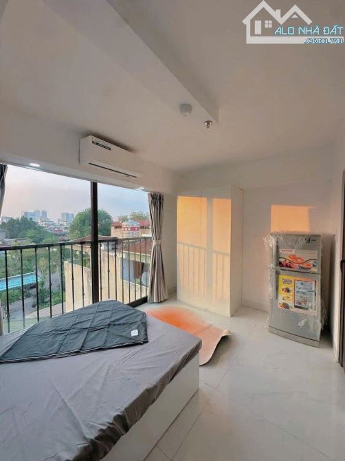 Tòa CHDV Vĩnh Phúc, 110m*8T, 3 thoáng, sát phố, 34 phòng KK, chuẩn PCCC, lãi ~ 8.5%/năm