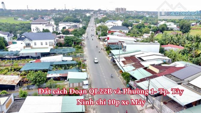 ✨ 5x32m (50m2 ONT) KDC đông. Mặt đường sỏi đỏ rộng 6M thông, cách QL22B chỉ 650m - 409Tr - 2