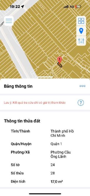 Nhà 3 tầng, quận 1 không lộ giới, sổ nở hậu