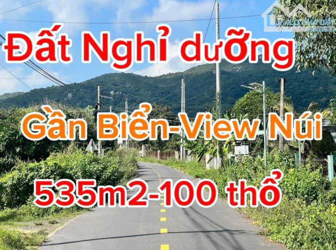 LONG MỸ, Phước Hải- Đất Đỏ, 535m2, ngang 10 sâu 54 sẵn 100 thổ cư giá 2tyx