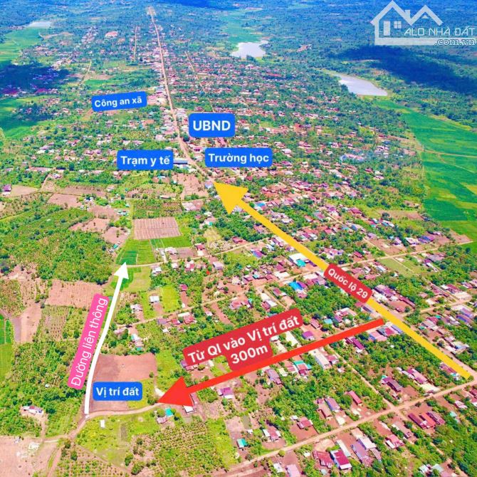 517m2 đất Thị xã Buôn Hồ, nằm trong KDC đường bàn cờ, gần quốc lộ 29, giá 380TR