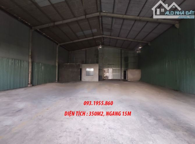 CHO THUÊ KHO NHÀ XƯỞNG 350M2 SAU BẾN XE ĐÀ NẴNG