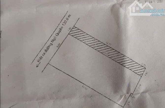 Mình cần bán nhà c4 cũ bán chủ yếu đất ngang 5m5 kiệt ô tô 4 Ngô Quyền , Mân Thái , Sơn Tr - 1