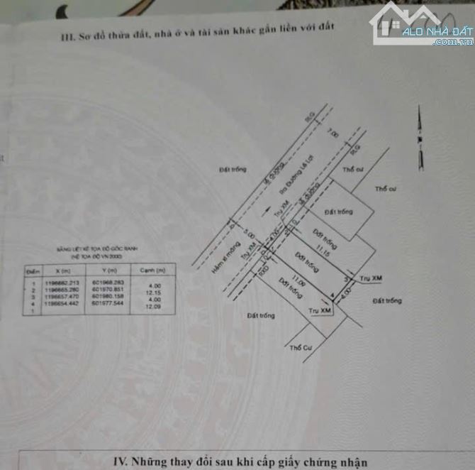 Bán đất hẻm xe tải 7m- Đường Lê Lợi-P1-Gò Vấp-50m2-5,5 tỷ