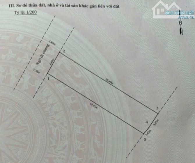 Bán đất ngõ 224 An Đà gần Lê Hồng Phong - 90m2 ngang 4.6m - 1