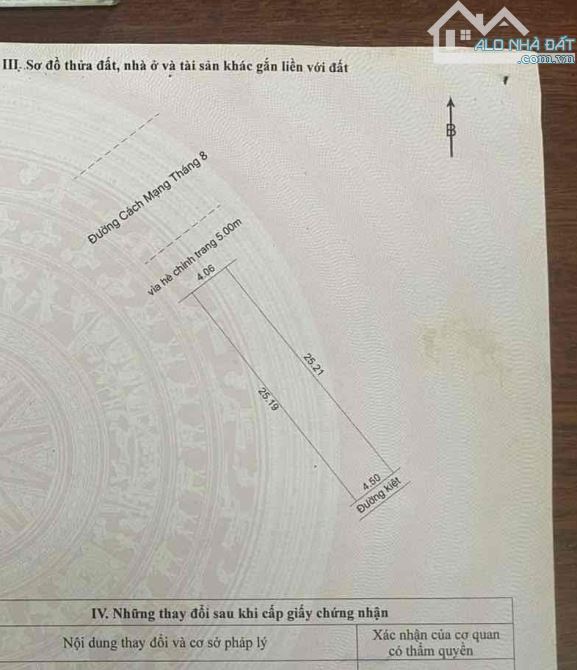 LÔ ĐẤT MẶT TIỀN ĐƯỜNG CÁCH MẠNG THÁNG 8 GẦN NGÃ TƯ NGUYỄN HỮU THỌ-KINH DOANH TỐT-GIÁ 6,XT - 1