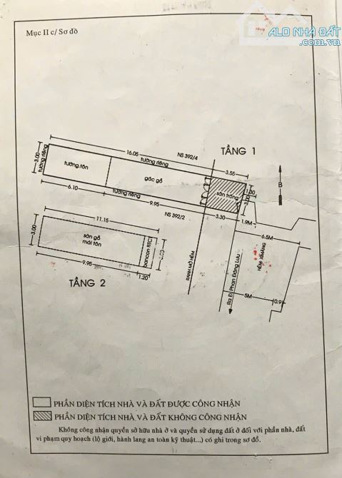 Bán nhà hẻm 181 đường Phan Đăng Lưu phường 1 Quận Phú Nhuận (58.5m2) 6.5 tỷ - 15