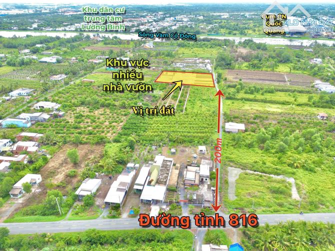 Bán đất sinh lời giá trị cao ở Bến Lức, Long An chỉ với 1 tỷ có ngay 1000m2 - 6