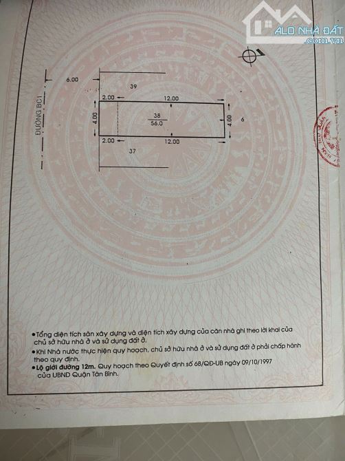 Bán nhà mặt tiền khu Bàu Cát 1, phường 14, Tân Bình. Diện tích: 56m2, giá 12.6 tỷ - 7