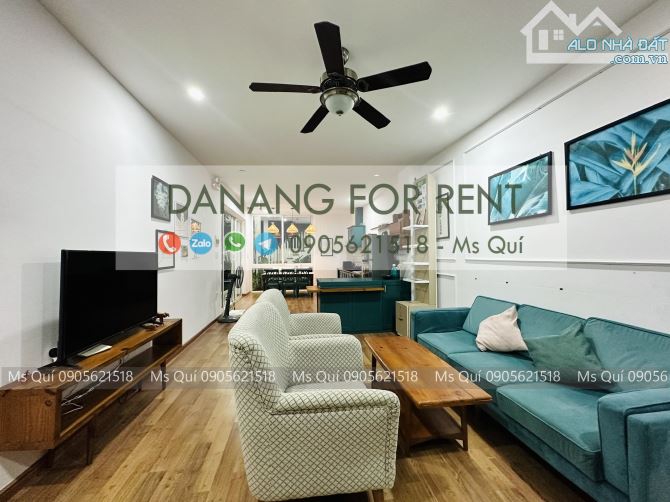 Villa hồ bơi 4pn cho thuê dài hạn khu FPT, 4 phòng ngủ