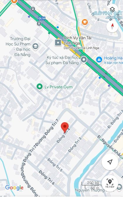 Bán đất Đồng Trí 4, Hòa Khánh Nam, Liên Chiểu - DT: 76.5m2, Ngang 4.5m - Giá 2.68 tỷ tl