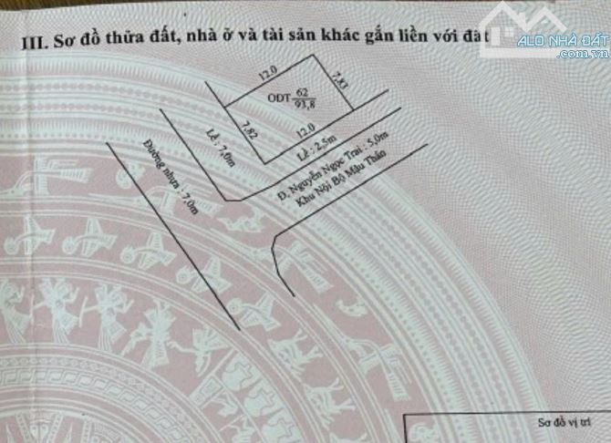 BÁN GÓC 2 MT ĐƯỜNG CAO THẮNG + NGUYỄN NGỌC TRAI GIÁ 7,5 TỶ