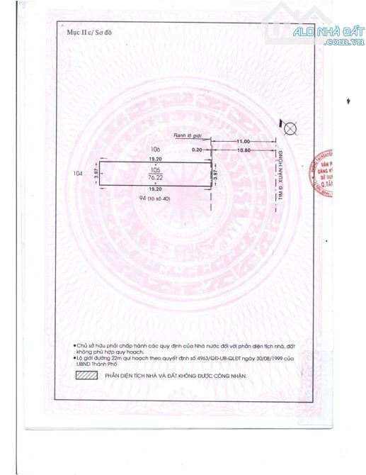 Bán nhà mặt tiền Xuân Hồng, phường 12, Tân Bình - 1