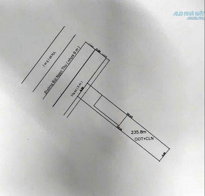 Đất mặt tiền bùi ngọc thu bình dương ngang 6m - 1