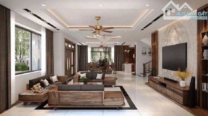 BIỆT THỰ VIEW BÃI BIỂN PHẠM VĂN ĐỒNG- SIÊU SANG 3 TẦNG CÓ HỒ BƠI- 300M2- MẶT TIỀN 12M - 1