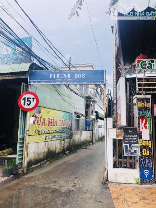 BÁN NHÀ LẦU GÓC 2 MẶT TIỀN TRỤC CHÍNH HẺM 553 ĐƯỜNG 30/4 - THÔNG HẺM 60 TẦM VU - 1