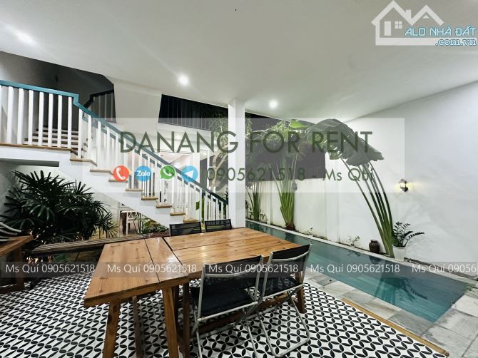 Villa hồ bơi 4pn cho thuê dài hạn khu FPT, 4 phòng ngủ - 17