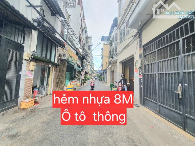 Hẻm Nhựa 8M, Ô tô, Nguyễn Trãi, Nguyễn Cư Trinh Q1, 150M2(6x25) 1 Đời chủ - 2