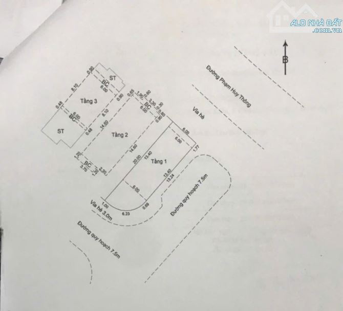 Mình cần bán căn nhà 3 tầng 3 mặt tiền 10m5 Phạm Huy Thông ( VỊ TRÍ SÁT LÊ VĂN DUYỆT ) ⭐⭐⭐ - 2