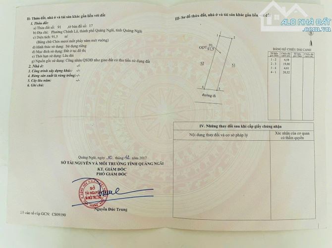 Bán lô đất đẹp 4,6x20m, Hướng nam Hẻm 285 Phan Đình Phùng, TP Quảng Ngãi - 2
