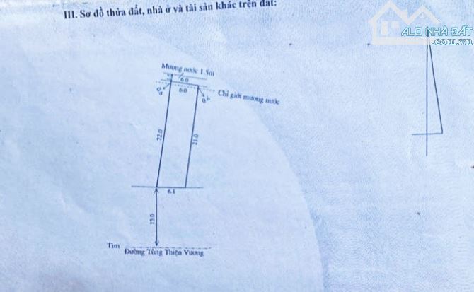 Bán đất 132,5m2 mặt tiền đường Tùng Thiện Vương, phường Vỹ Dạ, TP Huế, chỉ 6,1 tỷ - 3