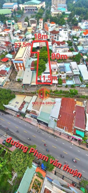 Bán lô đất full thổ cư 1142m2 đường Phạm Văn Thuận vào 30m - 7