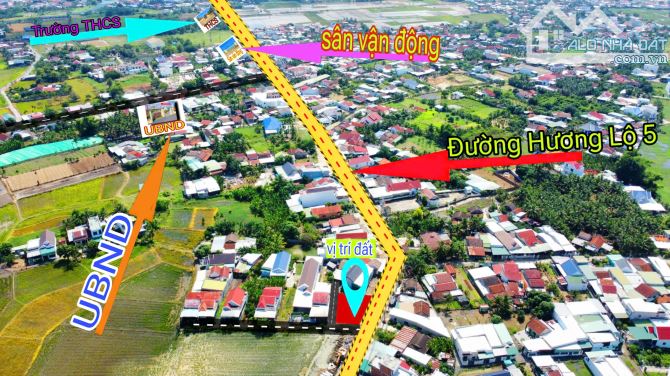 Bán Đất Lô Góc Mặt Tiền Kinh Doanh - Ngang 8,2m - đường Hương Lộ 5 - xã Diên Điền