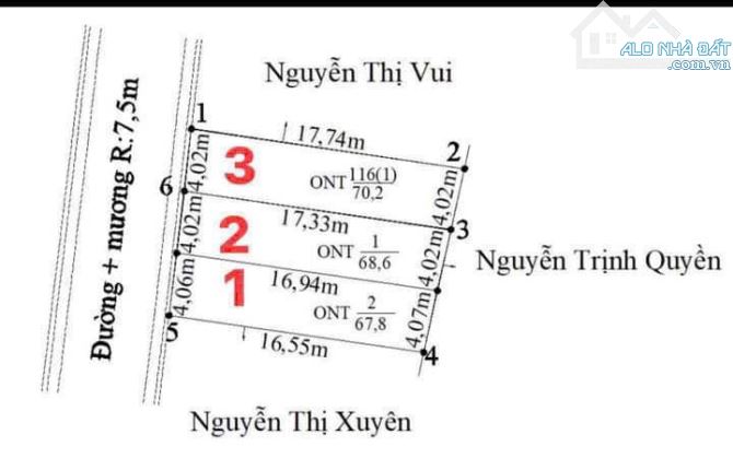 Bán 2 lô đất mặt đường thôn Đông, Lâm Động, đường trải nhựa đèn cao áp.  Vị trí khu vực tr