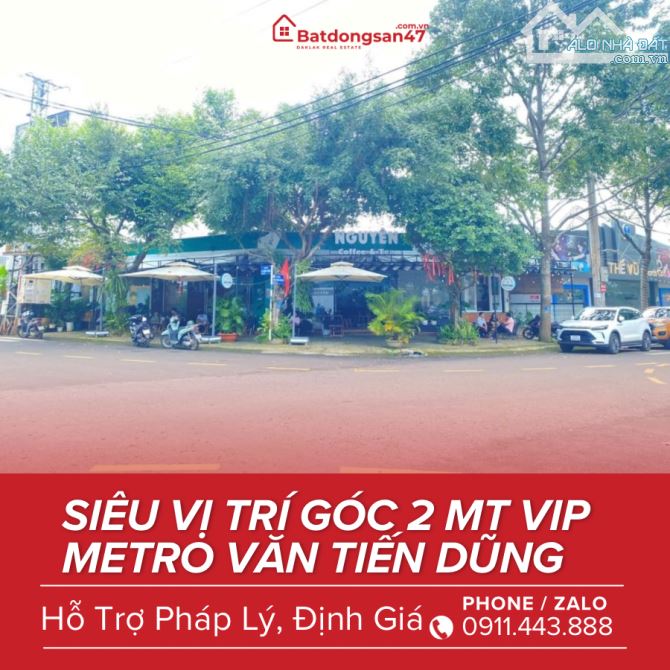 💥LỢI THẾ KHI SỞ HỮU 1 LÔ GÓC VĂN TIẾN DŨNG METRO