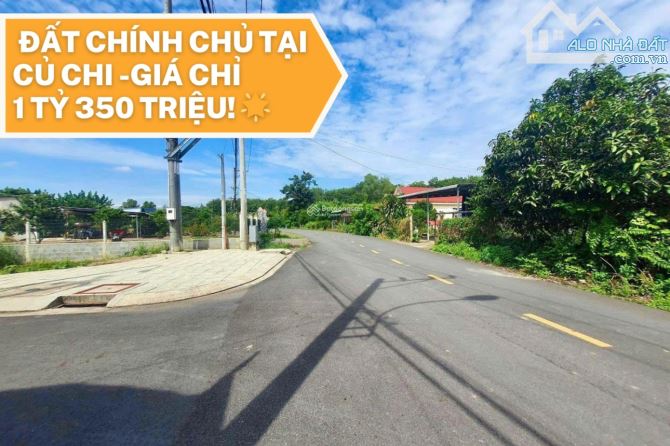 CẦN BÁN GẤP ĐẤT TẠI PHÚ HÒA ĐÔNG - CỦ CHI - GIÁ CHỈ 1 TỶ 350 TRIỆU! - 2