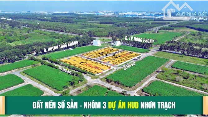 Cần bán nền liên kế DT 123m2 dự án Hud Nhơn Trạch - 2