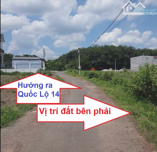 Bán đất đường Quốc Lộ 14 - Xã Tân Thành - Tp.Đồng Xoài. DT 233m2 - 2