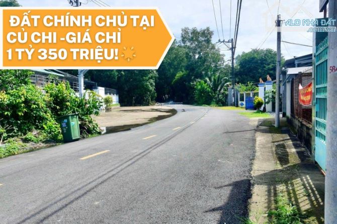 CẦN BÁN GẤP ĐẤT TẠI PHÚ HÒA ĐÔNG - CỦ CHI - GIÁ CHỈ 1 TỶ 350 TRIỆU! - 3