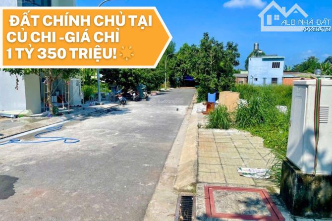 CẦN BÁN GẤP ĐẤT TẠI PHÚ HÒA ĐÔNG - CỦ CHI - GIÁ CHỈ 1 TỶ 350 TRIỆU! - 4