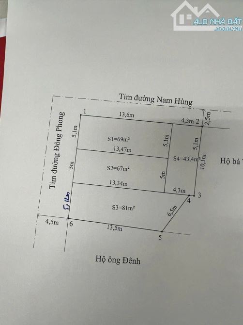 bán Hàng hót 70m2 góc đường đông phong_ nam hùng_ góc ngã tư buôn bán sầm uất đông dân cư - 1