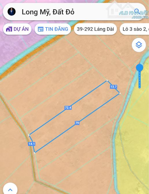 [GIÁ TỐT] ĐẤT ĐỎ - BRVT: 1079m2 tại Long Mỹ - Hai mặt tiền - Giá chỉ 1t95 - 5