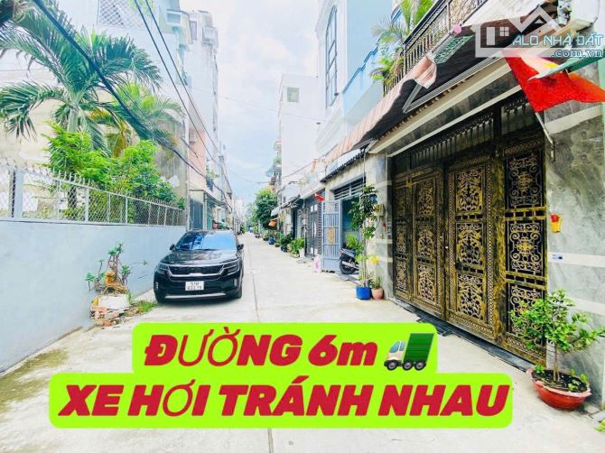 Nhà bán hẻm xe hơi 6m, 4 tầng, 4m x14m(56m2) hương lộ 2, bình tân