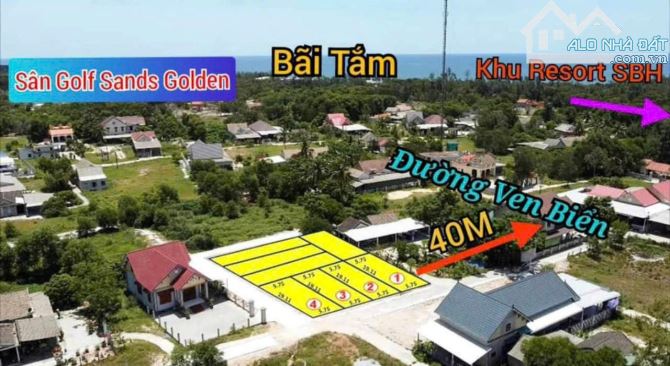 chủ cần bán 2 lô đất gần biển Vinh Thanh giá rẻ. - 1