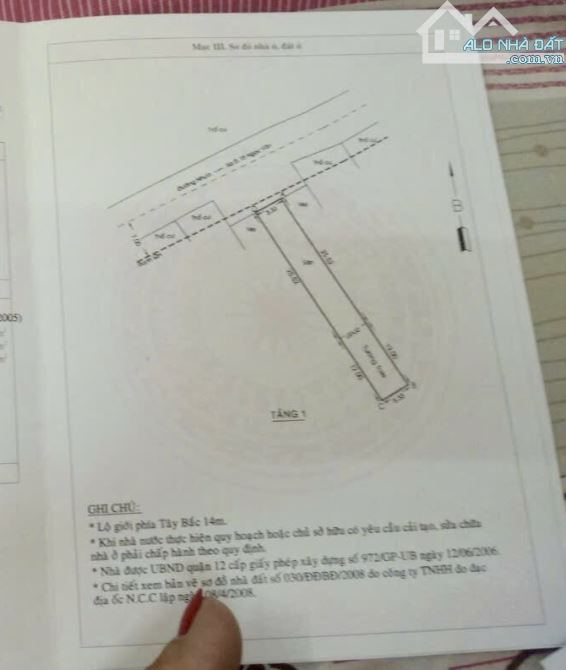 Bán gấp nhà C4 mặt tiền Thạnh Xuân 21, P. Thạnh Xuân, Quận 12 - 1