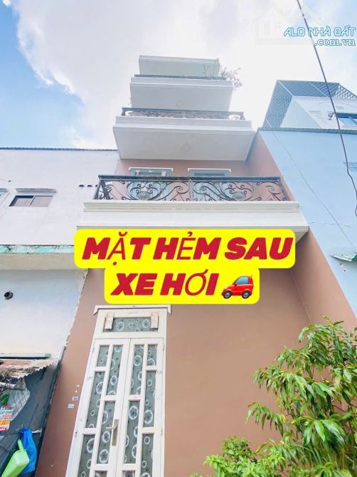 Nhà bán hẻm xe hơi 6m, 4 tầng, 4m x14m(56m2) hương lộ 2, bình tân - 2