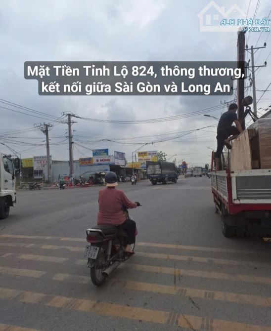 Mặt Tiền Tỉnh Lộ 824, cách TP.HCM 100m 10x65 Giá Đầu Tư - 2