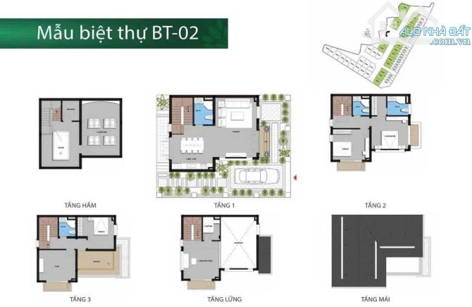 HATECO GREENCITY - BIỆT THỰ TRIỆU ĐÔ - VỪA Ở VỪA ĐT- 126M2 X4T- GIÁ 25 TỶ - 3