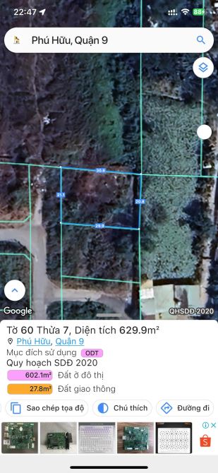Bán đất Phú Hữu đường Nguyễn Duy Trinh Quận 9 gần cầu Xây Dựng (615m2) 36.5 tr/m2 - 4