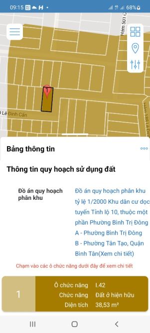 HOT, BTÂN, LÊ ĐÌNH CẨN, 38M2, 2 TẦNG, HẺM XE HƠI, CHỈ NHỈNH 2 TỶ. - 9